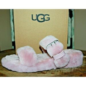 UGG Women's 12b Fuzz Yeah Pink Crystal slippers  - New